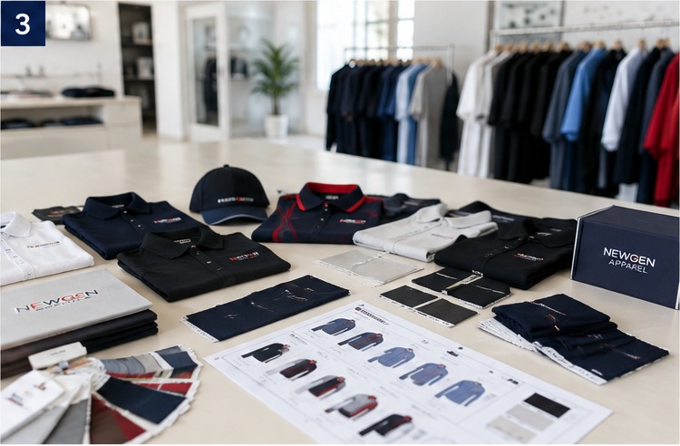 NewGen coordinated uniform range development and product samples
