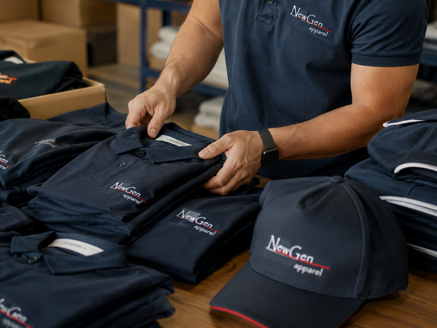Generic apparel product handling image