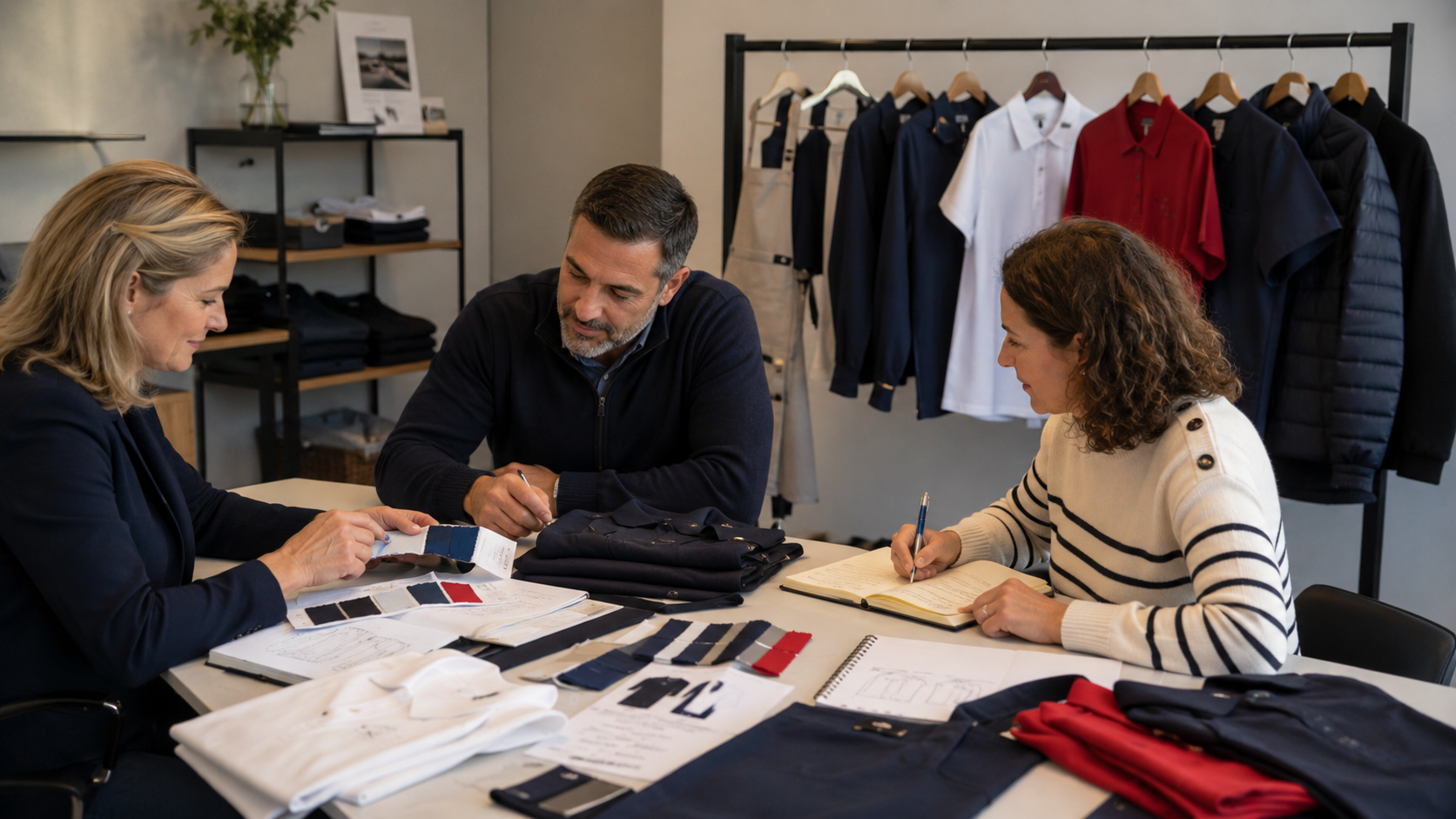 Custom-developed garment planning