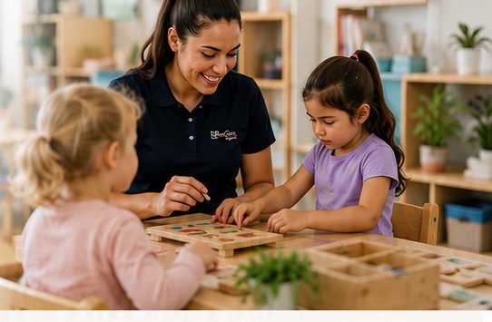 Early learning educators in uniform