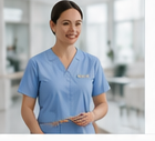 Care provider uniform example