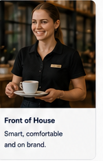 Front of house hospitality uniform